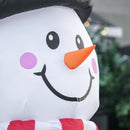 Christmas Decorations, 7.9ft Inflatable Christmas North Pole Snowman with LED Party Lights for Indoor and Outdoor Display - Seasonal Overstock
