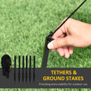 Christmas Decorations, Inflatable Santa on a Motorcycle 5.5ft Tall with LED Lights for Indoor Outdoor Christmas Display - Seasonal Overstock