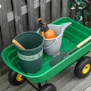 Gardening Accessories, Garden Dump Cart with 75L Tipping Bin, 10in Pneumatic Tires - Holds up to 440 lbs - Seasonal Overstock