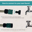 Gardening Accessories, 33ft Retractable Wall Mounted Garden Hose Reel with 180° Swivel - Seasonal Overstock