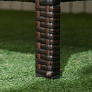 Patio Furniture, Fenton Falls Rattan Outdoor Patio Sofa - Brown - Seasonal Overstock