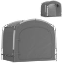 7 x 5 ft Waterproof Bicycle Storage Tent with Carry Bag, Dark Grey