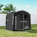 7 x 5 ft Waterproof Bicycle Storage Tent with Carry Bag, Black