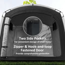 7 x 5 ft Waterproof Bicycle Storage Tent with Carry Bag, Black