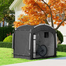 7 x 5 ft Waterproof Bicycle Storage Tent with Carry Bag, Black
