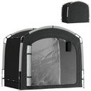 7 x 5 ft Waterproof Bicycle Storage Tent with Carry Bag, Black