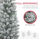 Decorative Christmas tree with text highlighting fluff tips and 405 branch count on a white background