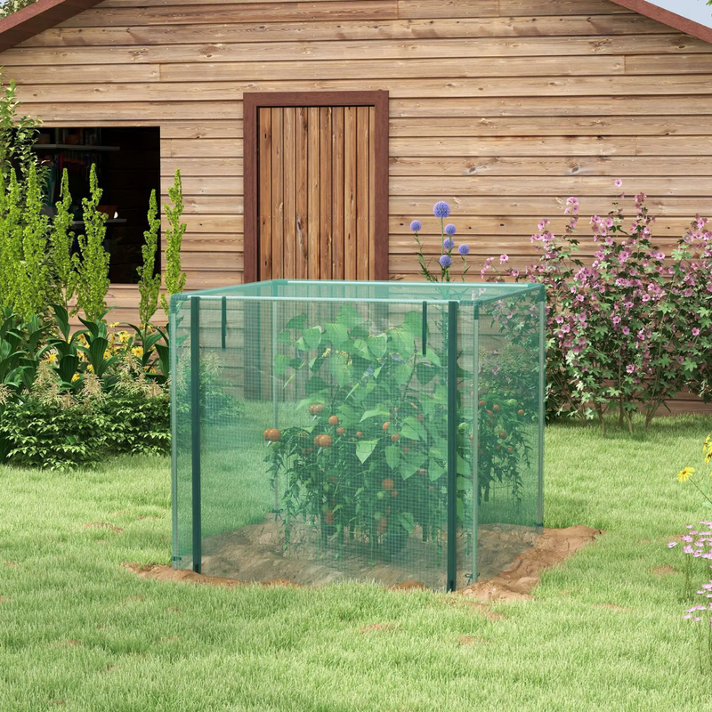 4' x 4' Protective Mesh Plant Cage Garden Netting Pest Protector Tent