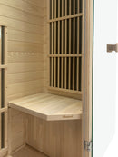Blisspod | Vienna | Far Infrared Sauna | Canadian Hemlock Very Low EMF | 72.8"H x 35.4"W x 25.6"D | 1 Person