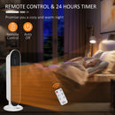 Space Heaters, Oscillating Ceramic Space Heater Tower with Remote Control 24H Timer 1500W / 1000W - Seasonal Overstock