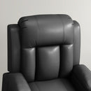 Lift Chairs, Darian Dark Grey Faux Leather Powered Lift Chair Recliner - Seasonal Overstock
