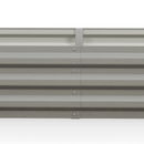 8' x 3' Raised Garden Bed Planter Box Galvanized Steel 12in Deep - Silver