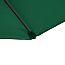 Patio Umbrellas, 8.5ft Offset Cantilever Patio Umbrella Roma Parasol with 360° Rotation - Green - Seasonal Overstock