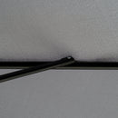 Patio Umbrellas, 8.5ft Outdoor Market Table Patio Umbrella with Tilt and Crank- Dark Grey - Seasonal Overstock