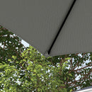 Patio Umbrellas, 8.5ft Offset Cantilever Patio Umbrella Roma Parasol with 360° Rotation - Light Grey - Seasonal Overstock