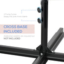 Patio Umbrellas, 8.5ft Offset Cantilever Patio Umbrella Roma Parasol with 360° Rotation - Red - Seasonal Overstock