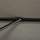 Patio Umbrellas, 8' x 8' Cantilever Square Umbrella with 360° Rotation, Tilt and Crank - Light Grey - Seasonal Overstock