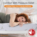 UltraFlex SleepTight – Canadian Made- Gel Memory Foam Mattress | CertiPUR-US® Certified, Cooling, Pressure Relief, Medium Firm, Fiberglass-Free, Bamboo Cover | Ideal for Bunk Beds, RVs & All Frames | Spinal Support & Motion Isolation