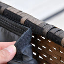 Patio Furniture, Cinder Valley 6pc Patio Set with Sofa, Loveseat, Chairs & Tables - Orange - Seasonal Overstock