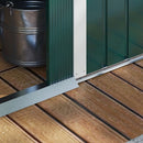 Storage Sheds, 8' x 6' Outdoor Garden Storage Shed with Dual Sliding Doors - Green - Seasonal Overstock