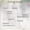 Planters, 8' x 8' Set of 5 Raised Garden Planter Boxes Galvanized Steel - 12in Deep - Silver - Seasonal Overstock