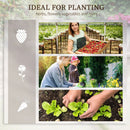 Planters, 8' x 8' Set of 5 Raised Garden Planter Boxes Galvanized Steel - 12in Deep - Silver - Seasonal Overstock