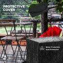 Gideon 28" x 28" 50,000 BTU Propane Fire Table with Cover - Brown