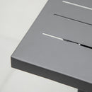 Beckett 28" Black Propane Fire Table with Lava Rocks and Cover