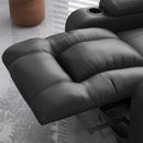 Lift Chairs, Darian Dark Grey Faux Leather Powered Lift Chair Recliner - Seasonal Overstock