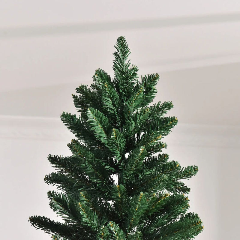 8ft Artificial Christmas Tree for Indoor Use with Foldable Base