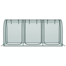 9' x 4' Mesh Garden Protection Crop Cage Cover with 3 Zipper Doors - Green