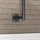 Patio Umbrellas, 9.6' x 9.6' Wall Mounted Outdoor Patio Umbrella - Charcoal Grey - Seasonal Overstock