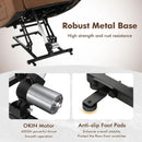 Lift Chairs, Wyatt Electric Lift Assist Recliner Chair with Vibration Massage and Lumbar Heat - Brown - Seasonal Overstock