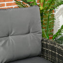 Patio Furniture, Brindlestone Terrace 6pc Outdoor Patio Set with Sofa, Chairs, Stools and Table - Grey - Seasonal Overstock