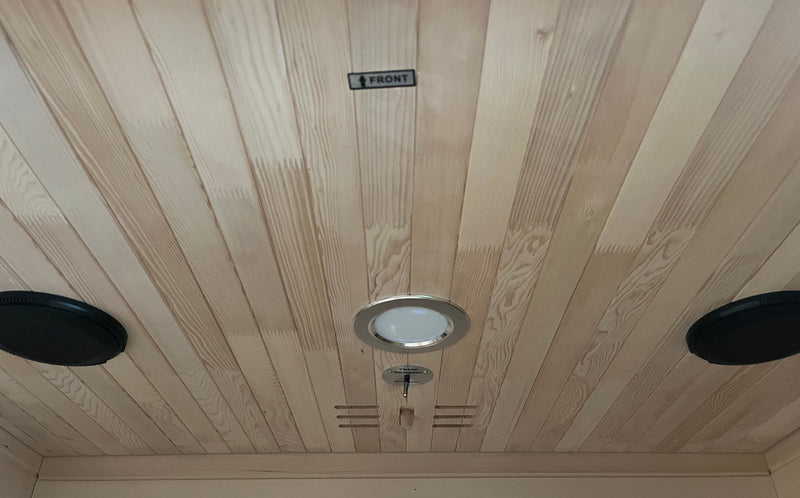 Blisspod, Vienna, Far Infrared Sauna Canadian Hemlock Very Low EMF Sauna, 4 Heaters – 2 Persons