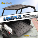 Ride-On Cars, 2-Seater 24V Electric Ride On UTV Car for Kids w/ Parental Remote and Sun Roof - Black - Seasonal Overstock