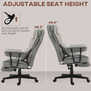 Office Chairs, The Beaumont XL Executive High Back Office Chair, Big and Tall Size up to 400 lbs - Grey - Seasonal Overstock