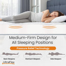 UltraFlex SleepTight – Canadian Made- Gel Memory Foam Mattress | CertiPUR-US® Certified, Cooling, Pressure Relief, Medium Firm, Fiberglass-Free, Bamboo Cover | Ideal for Bunk Beds, RVs & All Frames | Spinal Support & Motion Isolation