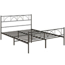 Addison Valley Queen Size Metal Platform Bed - Black