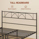 Addison Valley Queen Size Metal Platform Bed - Black