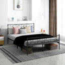 Addison Valley Queen Size Metal Platform Bed - Black