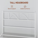 Addison Valley Twin Size Metal Platform Bed - White