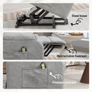 Lift Chairs, Anatole Electric Lift Assist Recliner Chair with Remote in Light Grey Microfibre - Seasonal Overstock