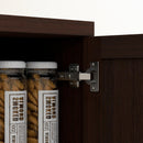 Archer Lane 5-Tier Kitchen Pantry Cabinet with Doors and Adjustable Shelves 63" Tall - Dark Brown