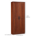 Archer Lane 5-Tier Kitchen Pantry Cabinet with Doors and Adjustable Shelves 63" Tall - Tan Brown