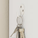 Atlanta 4-in-1 Hall Tree with 6-Hooks, Shelf, Bench and 12-Pair Shoe Cubbies - White