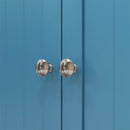 Basil Valley Slim Kitchen Pantry Cabinet Spice Rack with Adjustable Shelves - Blue