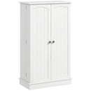 Basil Valley Slim Kitchen Pantry Cabinet Spice Rack with Adjustable Shelves - White