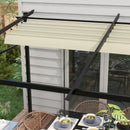 Gazebos, Bennington 10' x 13' Outdoor Pergola with Sliding Retractable Canopy - Beige - Seasonal Overstock