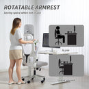 Bexford Lane High Back Office Chair Mesh Computer Desk Chair with Lumbar Support and Adjustable Height - White